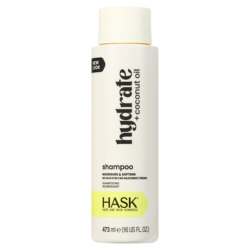 Hask Hydrate + Coconut Oil Shampoo, 16 fl oz