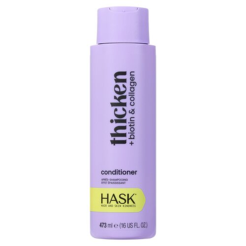 Hask Thicken + Biotin & Collagen Conditioner, 16 fl oz
