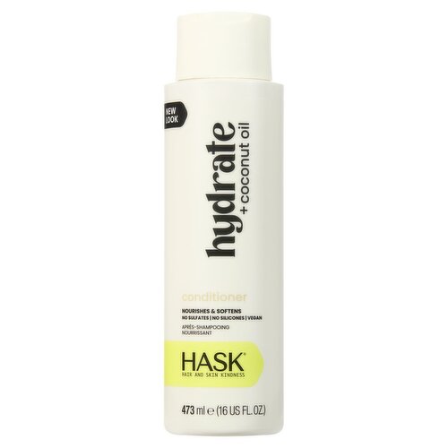 Hask Hydrate + Coconut Oil Conditioner, 16 fl oz