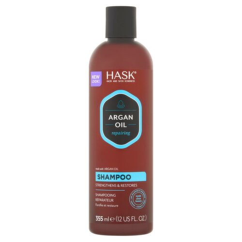 Hask Argan Oil Repairing Shampoo, 12 fl oz