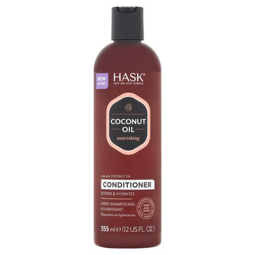 Hask Coconut Oil Nourishing Conditioner, 12 fl oz