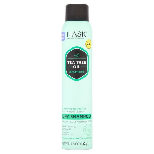 Hask Tea Tree Oil & Rosemary Invigorating Shampoo, 4.3 oz