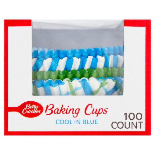 Betty Crocker Cool in Blue Baking Cups, 100 count