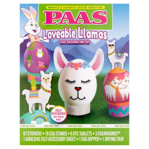 Paas Lovble Llamas Egg Decorating Kit