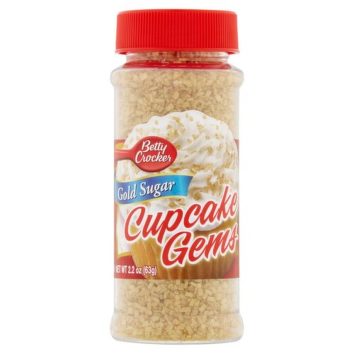 Betty Crocker Gold Sugar Cupcake Gems, 2.2 oz