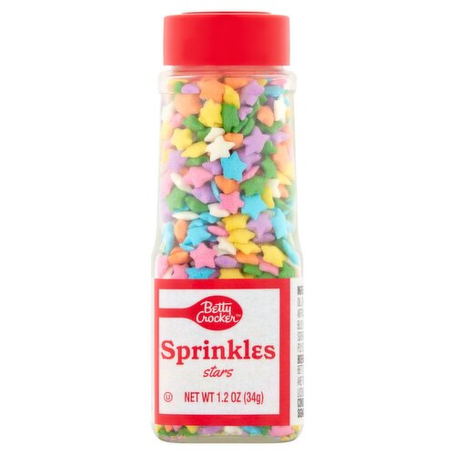 Betty Crocker Stars Sprinkles, 1.2 oz