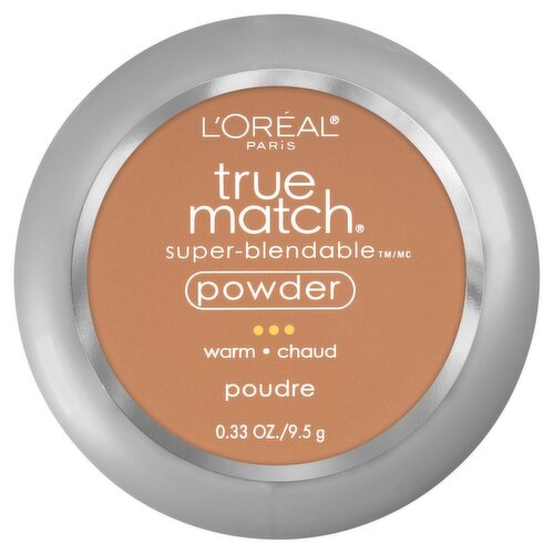 L'Oréal Paris True Match Warm W7 Caramel Beige Super-Blendable Powder, 0.33 oz