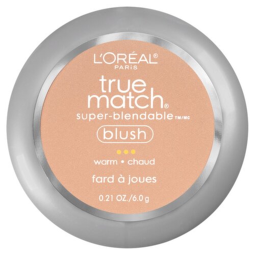 L'Oréal Paris True Match Warm W1-2 Bare Honey Super-Blendable Blush, 0.21 oz