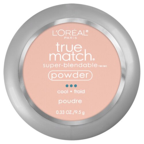 L'Oréal Paris True Match Cool C2 Natural Ivory Super-Blendable Powder, 0.33 oz