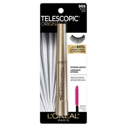 L'Oréal Paris Telescopic Original 905 Black Mascara, 0.27 fl oz