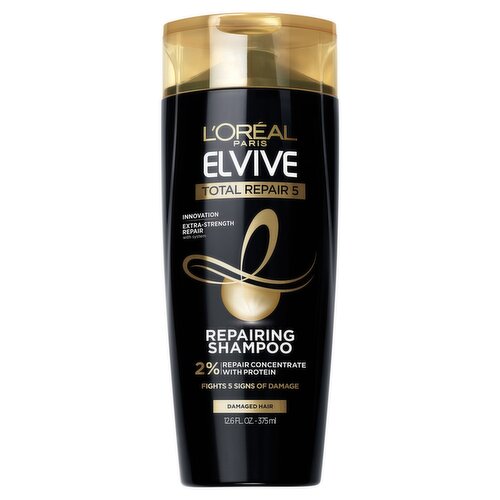 L'Oreal Paris Elvive Total Repair 5 Repairing Shampoo, 12.6 fl. oz.