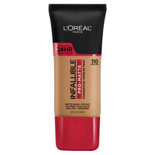 L'Oréal Paris Infallible 110 Créme Café Pro-Matte Foundation, 1.0 fl oz