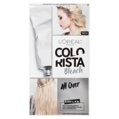 L'Oréal Paris Colorista All Over Hair Bleach, one application