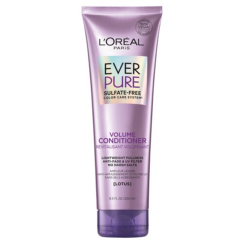 L'Oreal Paris EverPure Volume Sulfate Free Conditioner For Fine Hair, 8.5 fl. oz.