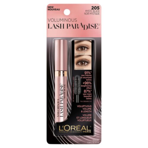 L'Oréal Paris Voluminous 205 Mystic Black Lash Paradise Mascara, 0.28 fl oz