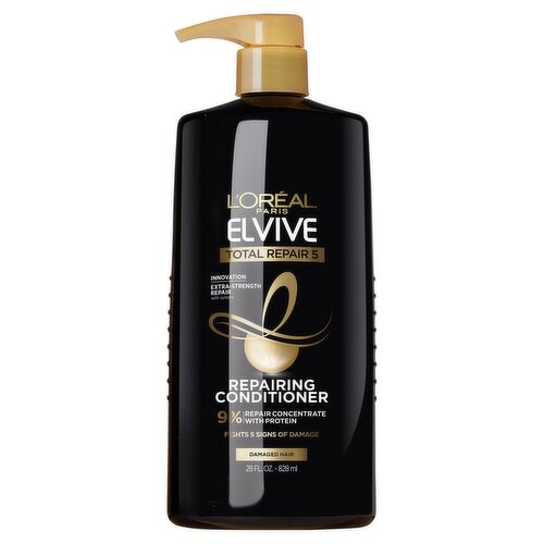 L'Oréal Paris Elvive Total Repair 5 Repairing Conditioner for Damaged Hair, 28 oz