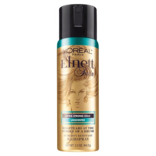 L'Oreal Paris Elnett Satin Extra Strong Hold, Light Hairspray Unscented, 2.2 oz.