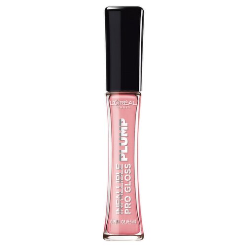 L'Oréal Paris Infallible Plump 601 Rosy Flush Pro Gloss, 0.21 fl oz