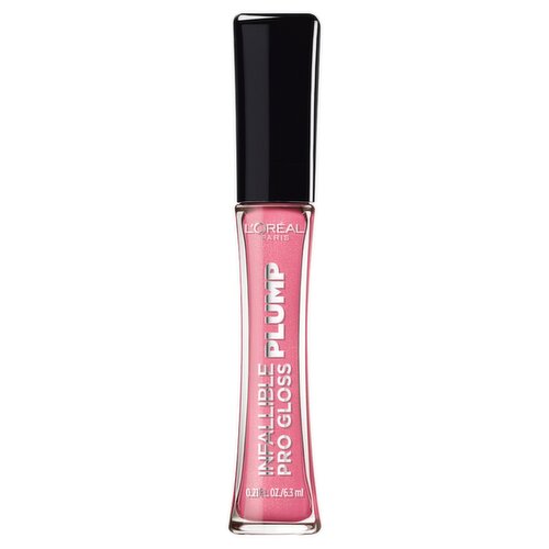 L'Oréal Paris Infallible 603 Blush Gleam Plump Pro Gloss, 0.21 fl oz