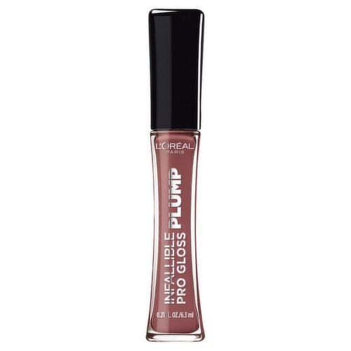 L'Oréal Paris Infallible 604 Radiant Mauve Plump Pro Gloss, 0.21 fl oz