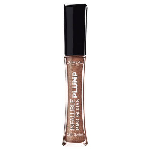 L'Oréal Paris Infallible 607 Sunlit Shimmer Plump Pro Gloss, 0.21 fl oz