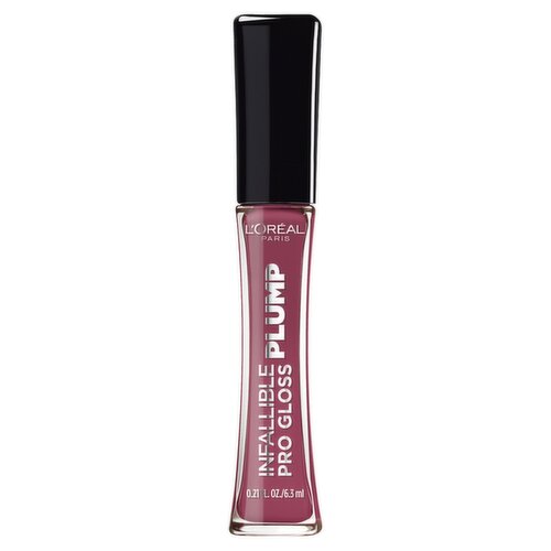 L'Oréal Paris Infallible Plump 608 True Berry Pro Gloss, 0.21 fl oz