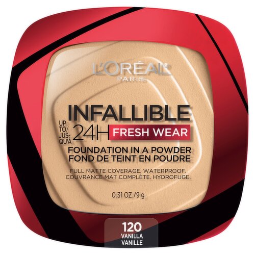 L'Oreal Paris Infallible 120 Vanilla Foundation in a Powder, 0.31 oz