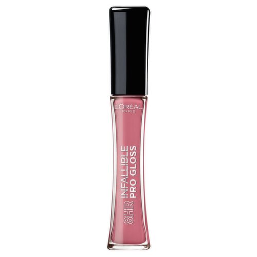 L'Oreal Paris Infallible 8 Hour Pro Lip Gloss, hydrating finish, Nightfall Rose, 0.21 fl. oz.