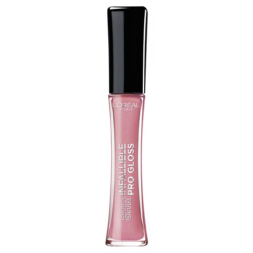 L'Oreal Paris Infallible 8 Hour Pro Lip Gloss, hydrating finish, Pink Opal, 0.21 fl. oz.