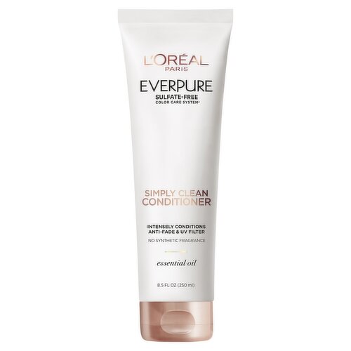 L'Oréal Paris EverPure Sulfate-Free Simply Clean Conditioner, 8.5 fl oz