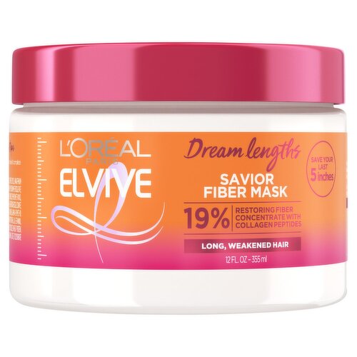 L'Oréal Paris Elvive Savior Fiber Mask, 12 fl oz