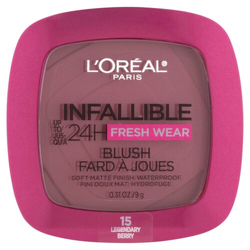 L'Oréal Paris 15 Legendary Berry Infallible 24h Fresh Wear Blush, 0.31 oz