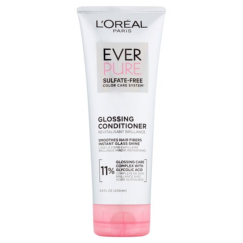 L'Oreal Paris Ever Pure Glossing Conditioner, 6.8 fl oz.