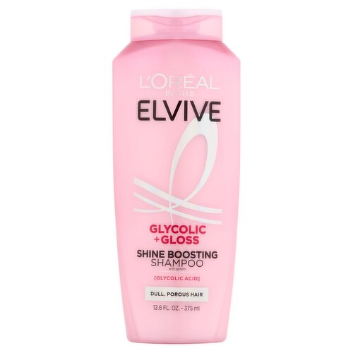 L'Oréal Paris Elvive Glycolic + Gloss Shine Boosting Shampoo, 12.6 fl oz