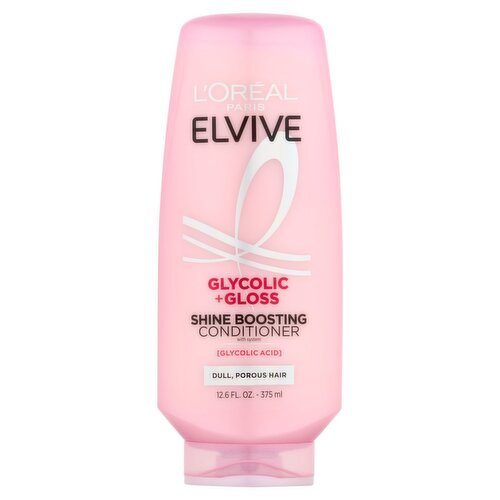 L'Oréal Paris Elvive Glycolic + Gloss Shine Boosting Conditioner, 12.6 fl oz