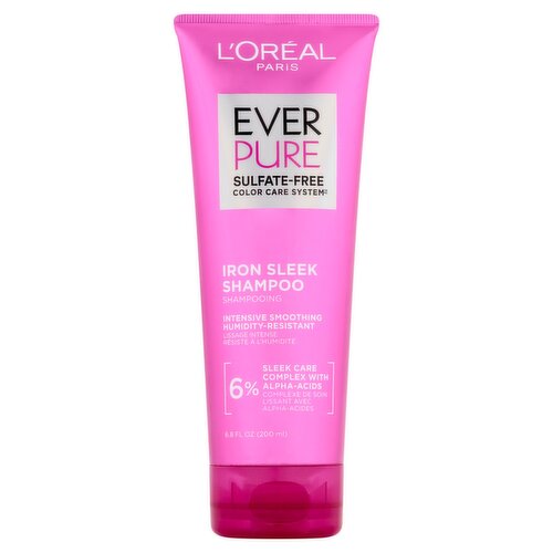 L'Oréal Paris Ever Pure Iron Sleek Shampoo, 6.8 fl oz
