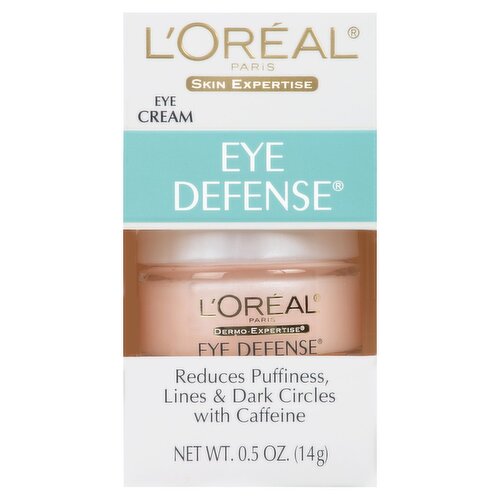 L'Oreal Paris Dermo-Expertise Eye Defense Under Eye Cream for Dark Circles, 0.5 oz.