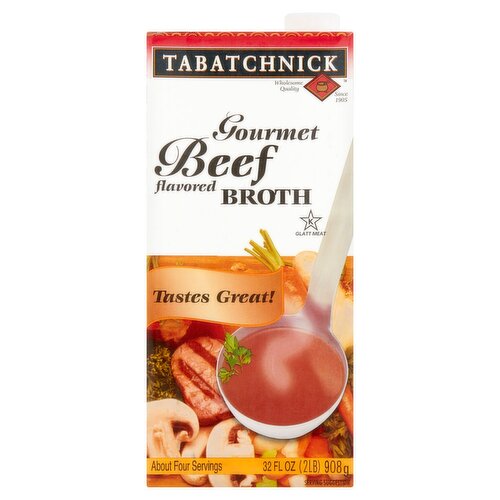 Tabatchnick Gourmet Beef Flavored Broth, 32 fl oz