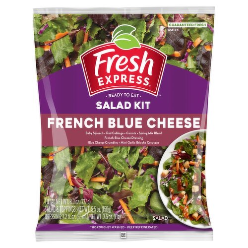 Fresh Express Kit French Blue Cheese Salad Kit, 8.0 oz