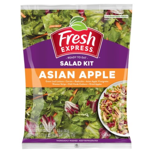 Fresh Express Asian Apple Salad Kit, 9.1 oz