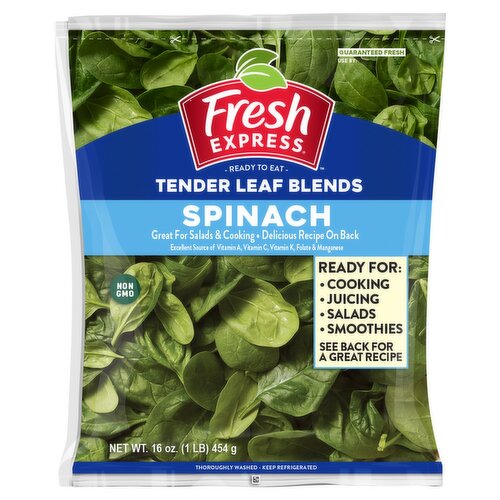 Fresh Express Tender Leaf Blends Spinach, 16 oz