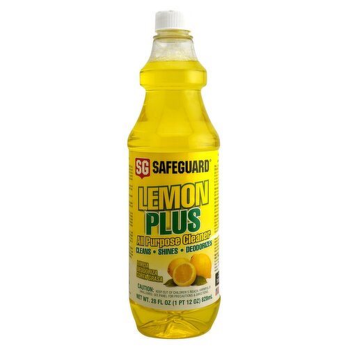 Safeguard Lemon Plus All Purpose Cleaner, 28 fl oz