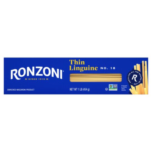 Ronzoni No. 18 Thin Linguine Pasta, 1 lb