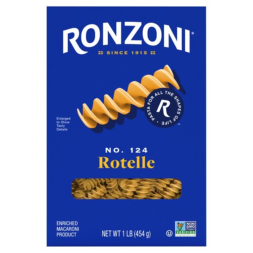 Ronzoni No. 124 Rotelle Pasta, 1 lb