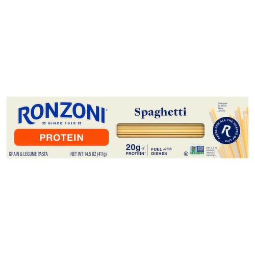 Ronzoni Protein Spaghetti Grain & Legume Pasta, 14.5 oz