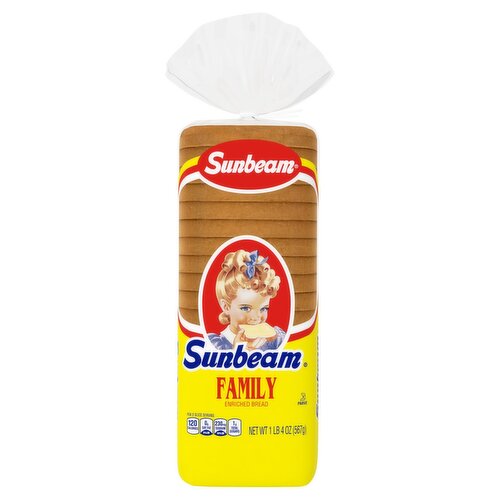 Sunbeam Family Enriched Bread, 1 lb 4 oz
