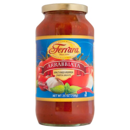 Ferrara Arrabbiata Spicy Red Pepper Pasta Sauce, 25 oz