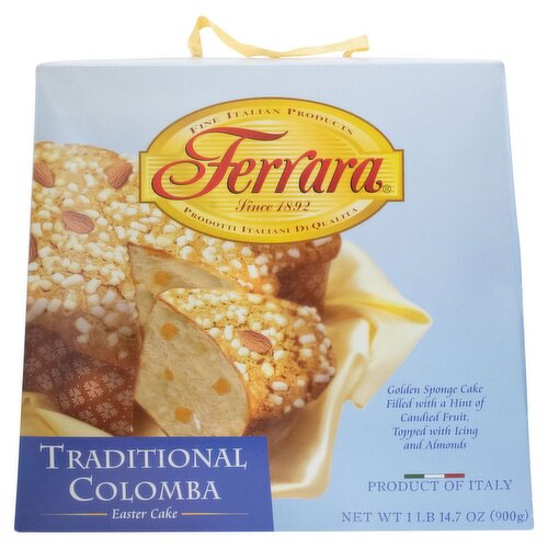 Ferrara Traditional Colomba Easter Cake, 1 lb 14.7 oz