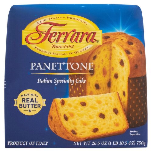 Ferrara Panettone Italian Specialty Cake, 26.5 oz