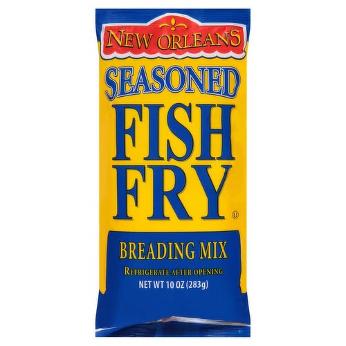 New Orleans Seasoned Fish Fry Breading Mix, 10 oz